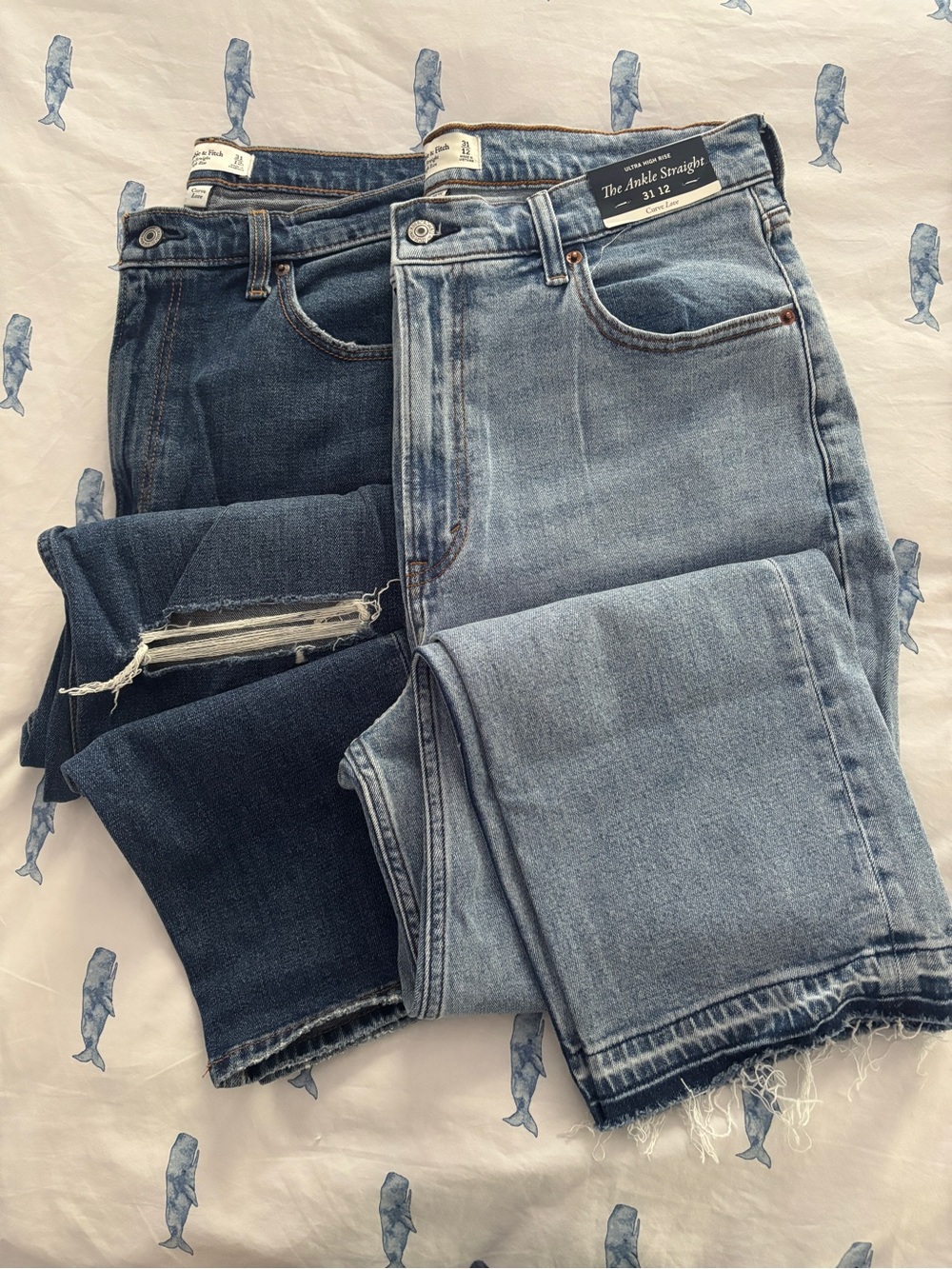 Abercrombie Ankle Straight Denim